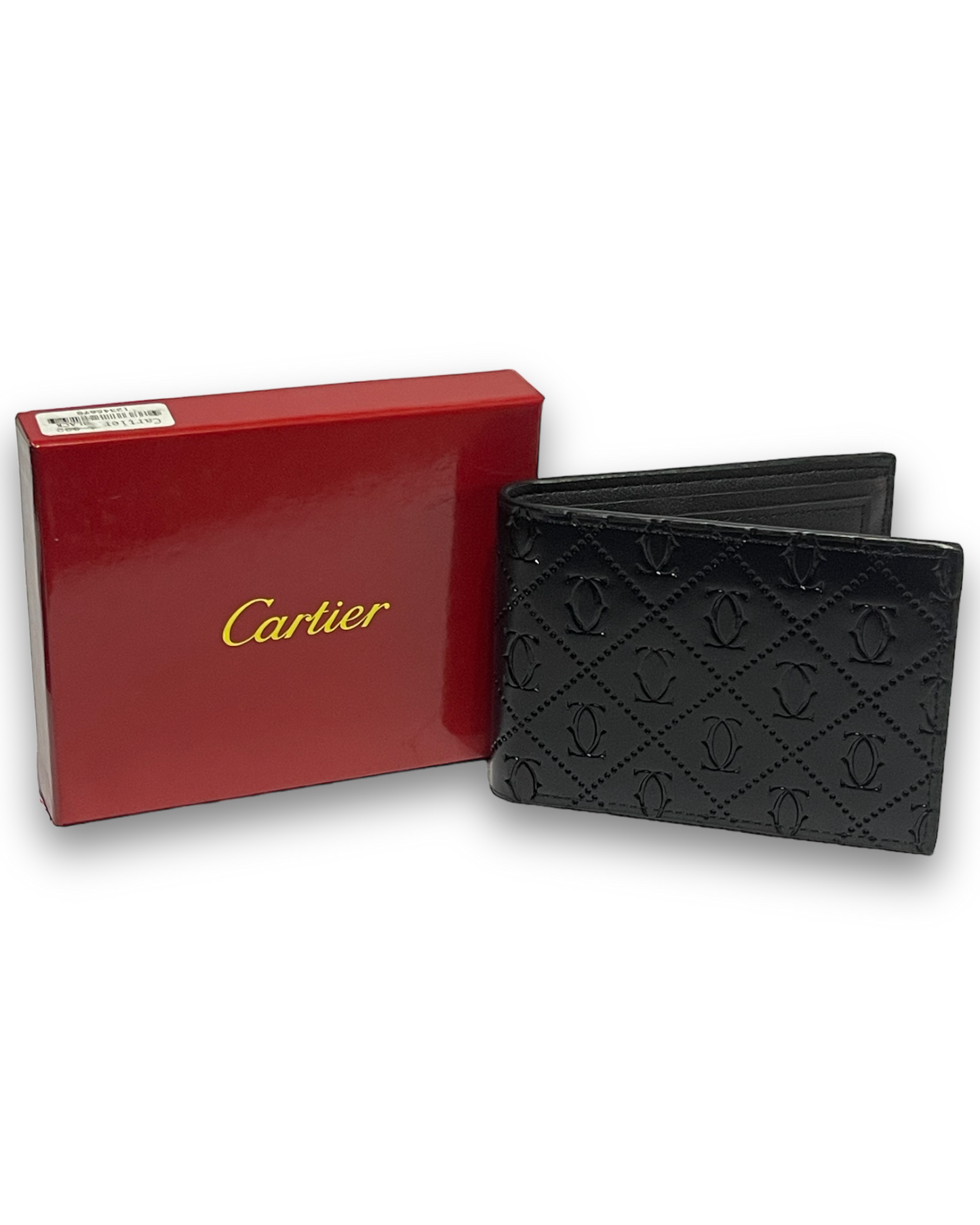 CARTIER LEATHER WALLET |BLACK|