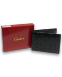 CARTIER LEATHER WALLET |BLACK|