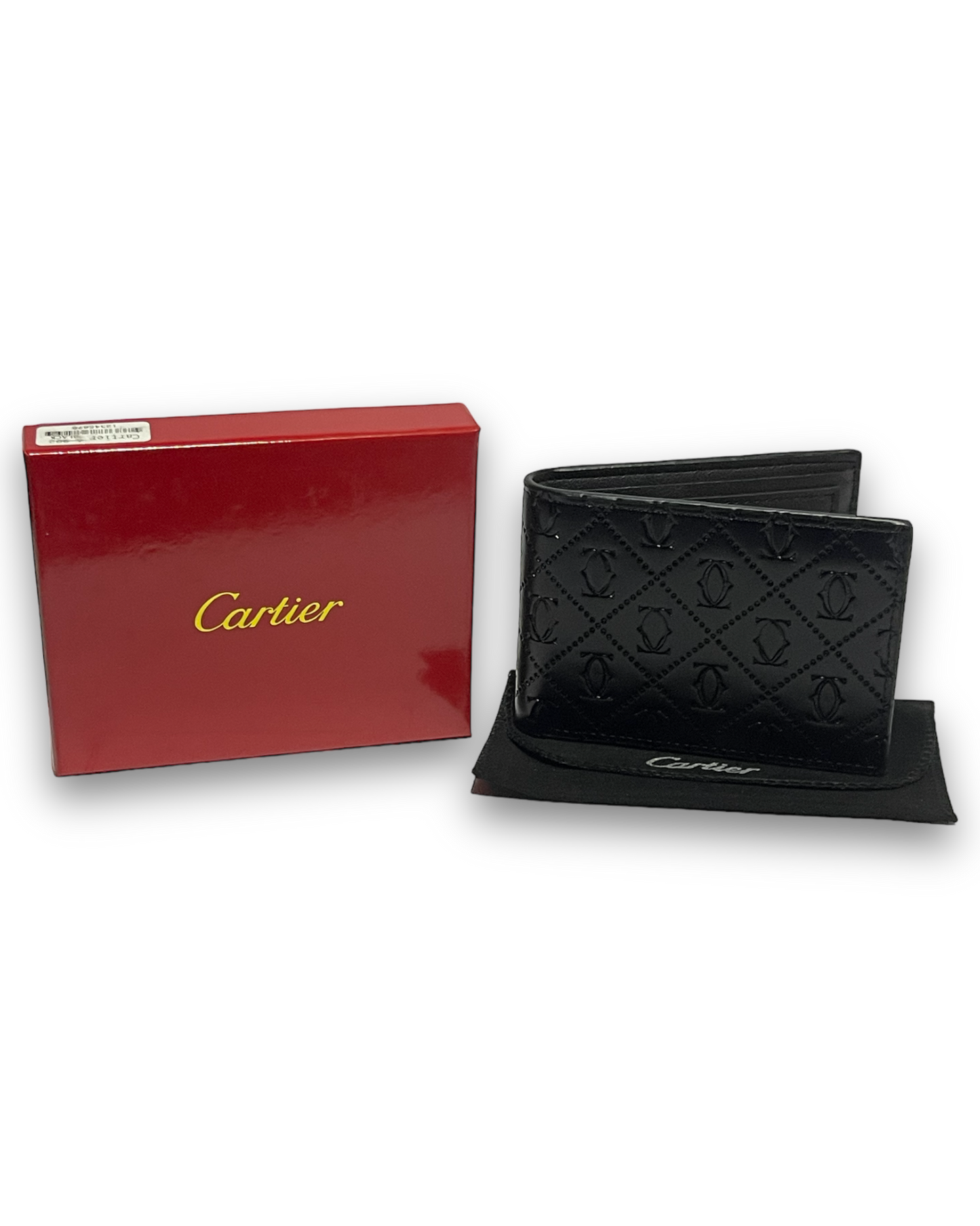 CARTIER LEATHER WALLET |BLACK|